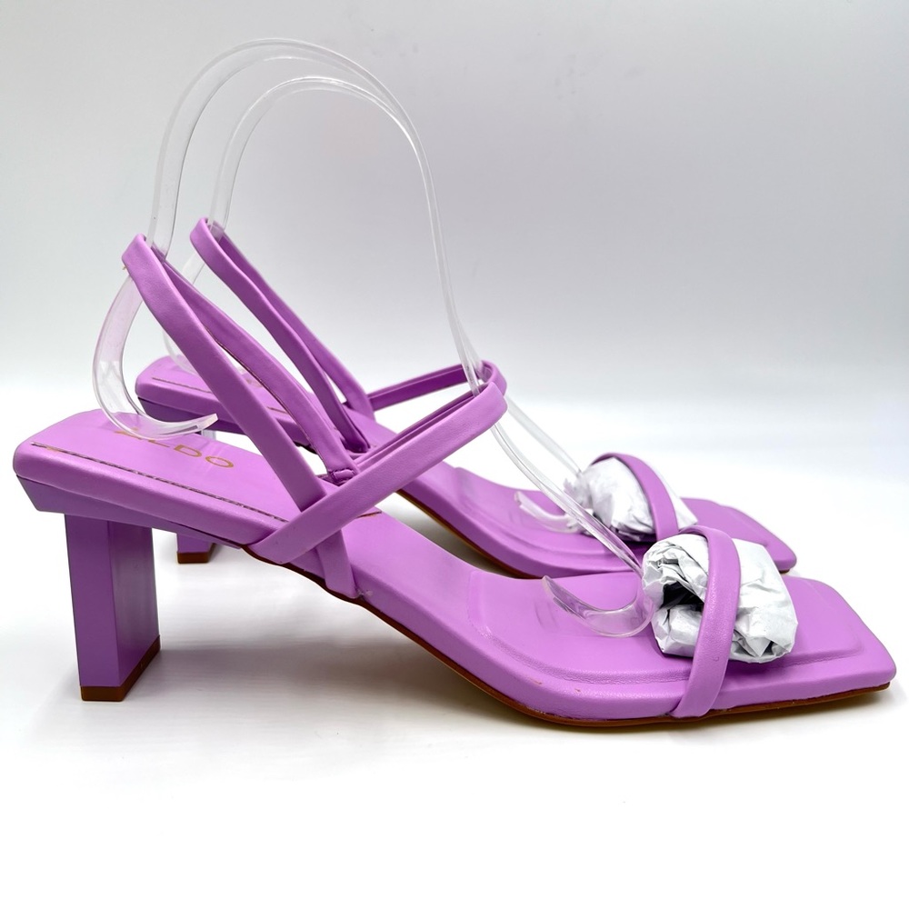 Aldo Womens Size 10 Lokurr Purple Pink Barbie Barbiecore Strappy Sandals Shoes